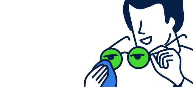 Man with glasses